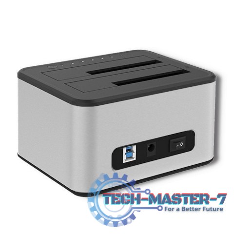 Stacja dokująca dysków 2xHDD/SSD | 2.5"/3.5" SATA | USB 3.0 | Klonowanie Stacja dokująca dysków 2xHDD/SSD | 2.5"/3.5" SATA | USB 3.0 | Klonowanie