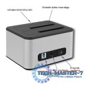 Stacja dokująca dysków 2xHDD/SSD | 2.5"/3.5" SATA | USB 3.0 | Klonowanie