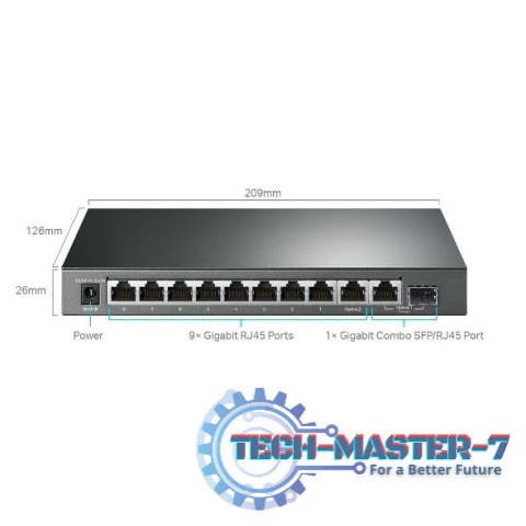 Switch SG1210MPE Smart 8GE PoE+ 1GE 1SFP Switch SG1210MPE Smart 8GE PoE+ 1GE 1SFP