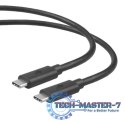 Kabel USB C-USB C 2m 60W 5Gbps USB 3.1 czarny
