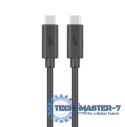 Kabel USB C-USB C 2m 60W 5Gbps USB 3.1 czarny
