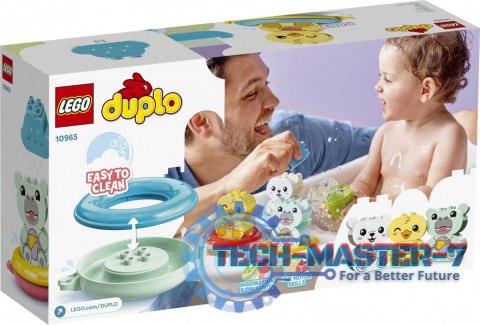 Klocki DUPLO 10965 Zabawa w kąpieli: pływający pociąg ze zwierzątkami Klocki DUPLO 10965 Zabawa w kąpieli: pływający pociąg ze zwierzątkami
