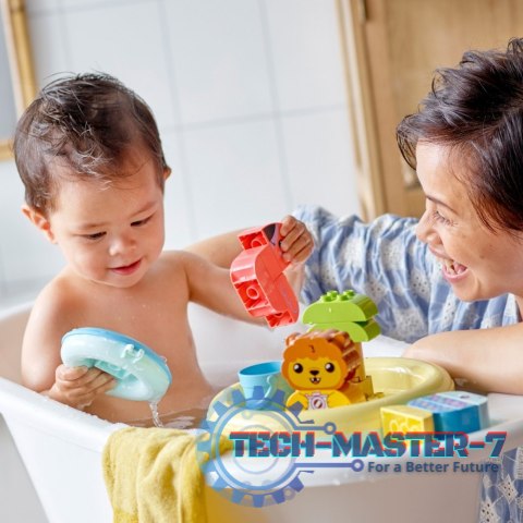 Klocki DUPLO 10966 Zabawa w kąpieli: pływająca wyspa ze zwierzątkami Klocki DUPLO 10966 Zabawa w kąpieli: pływająca wyspa ze zwierzątkami