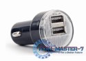 Ładowarka samochodowa 2xUSB 2.1A czarna