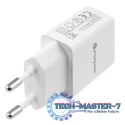 Ładowarka sieciowa 1xUSB SC100 1A Biała
