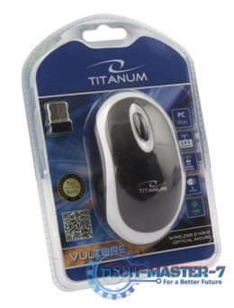 Mysz bezprzewodowa Titanum 2,4 GHZ, 3D Opt USB Vulture