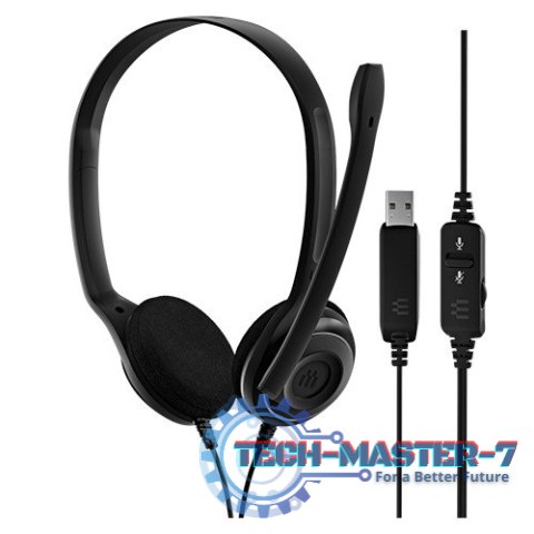 PC 8 USB - Słuchawka stereo USB do komputera z pilotem PC 8 USB - Słuchawka stereo USB do komputera z pilotem