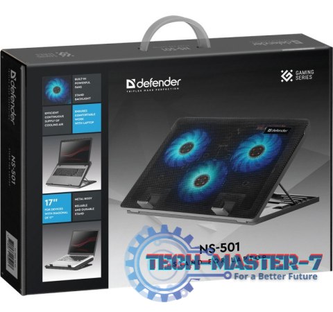 Podstawka chłodząca pod laptopa NS-501 metalowa 15.6"-17" Podstawka chłodząca pod laptopa NS-501 metalowa 15.6"-17"