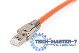 Wtyk modularny RJ45 kat.6A, PoE++, 10GbE, STP, ekranowany, beznarzędziowy, zakręcany, metalowy, AWG 26-22, dł.50mm