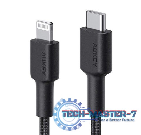 CB-CL03 Black nylonowy kabel Lightning-USB C | USB Power Delivery USB-PD | 2m | certyfikat MFi Apple CB-CL03 Black nylonowy kabel Lightning-USB C | USB Power Delivery USB-PD | 2m | certyfikat MFi Apple