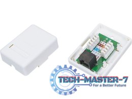 Gniazdo natynkowe UTP kat.5e 1xRJ45
