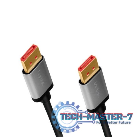 Kabel DisplayPort 8K/60 Hz,DP/M do DP/M aluminiowy 1m Kabel DisplayPort 8K/60 Hz,DP/M do DP/M aluminiowy 1m