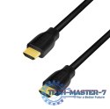 Kabel HDMI 4K/60Hz, CCS 2m Czarny