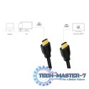 Kabel HDMI 4K/60Hz, CCS 3m Czarny