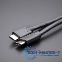 Kabel USB 3.1 typ C męski | USB 3.1 typ C męski | 3m | Czarny