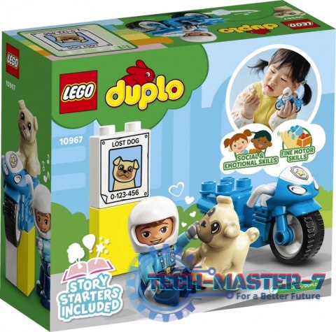 Klocki DUPLO 10967 Motocykl policyjny Klocki DUPLO 10967 Motocykl policyjny