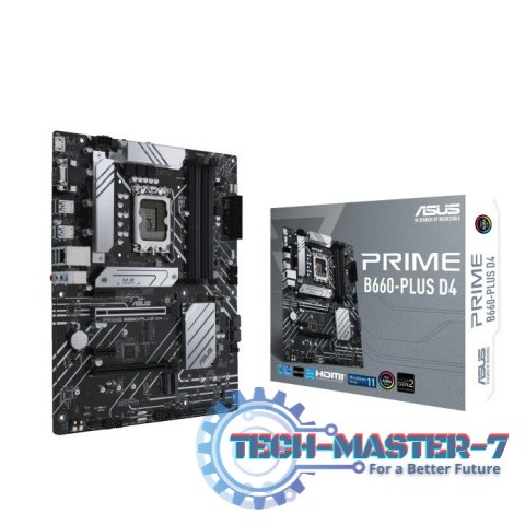 Płyta główna PRIME B660-PLUS D4 s1700 4DDR4 DP/HDMI M.2 ATX Płyta główna PRIME B660-PLUS D4 s1700 4DDR4 DP/HDMI M.2 ATX