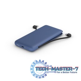 PowerBank 10 000mAh 18W USB-C/LTG Niebieski