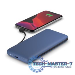 PowerBank 10 000mAh 18W USB-C/LTG Niebieski