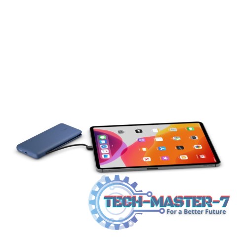 PowerBank 10 000mAh 18W USB-C/LTG Niebieski PowerBank 10 000mAh 18W USB-C/LTG Niebieski
