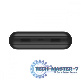 PowerBank 20 000mAh 15W USB-A/USB-C czarny