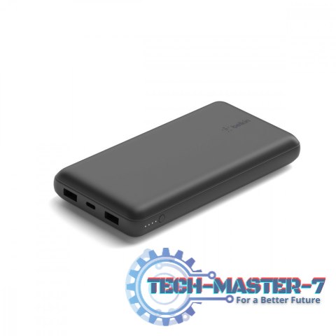 PowerBank 20 000mAh 15W USB-A/USB-C czarny PowerBank 20 000mAh 15W USB-A/USB-C czarny