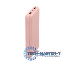 PowerBank 20 000mAh 15W USB-A/USB-C różowe złoto