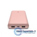 PowerBank 20 000mAh 15W USB-A/USB-C różowe złoto