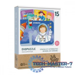Puzzle dwuelementowe Strażak czy astronautka? Kim będę, gdy dorosnę?