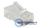 Wtyk przelotowy RJ45 UTP kat.5e (op. 100 szt)