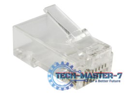 Wtyk przelotowy RJ45 UTP kat.5e (op. 100 szt)