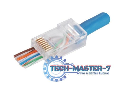 Wtyk przelotowy RJ45 UTP kat.5e (op. 100 szt) Wtyk przelotowy RJ45 UTP kat.5e (op. 100 szt)