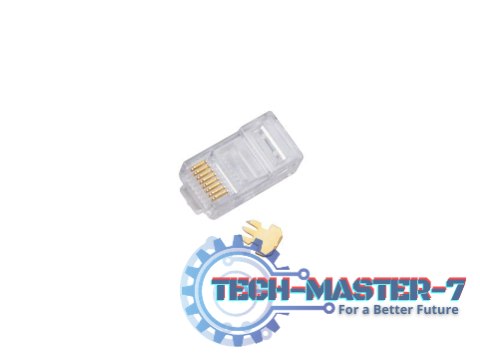 Wtyk przelotowy RJ45 UTP kat.5e (op. 100 szt) Wtyk przelotowy RJ45 UTP kat.5e (op. 100 szt)