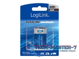 Baterie LOGILINK Alkaliczna 6LR61 480mAh 1 szt. 6LR61B1