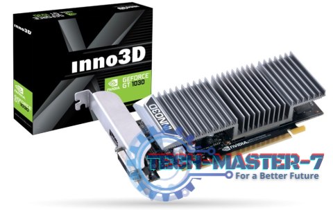 Karta graficzna INNO3D GeForce GT 1030 0DB 2 GB GDDR5 (N1030-1SDV-E5BL) Karta graficzna INNO3D GeForce GT 1030 0DB 2 GB GDDR5 (N1030-1SDV-E5BL)