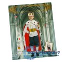 Kostium strój karnawałowy przebranie król korona peleryna jasełka rozmiar M 110-120cm