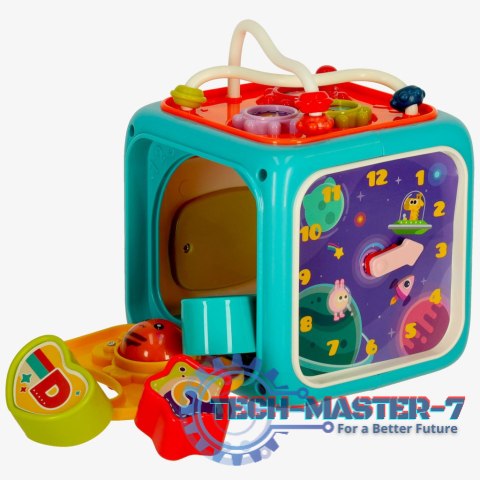 Kostka edukacyjna sorter 6w1 niebieska Kostka edukacyjna sorter 6w1 niebieska