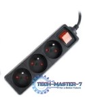 Listwa zasilająca GEMBIRD EG-PSU3F-01