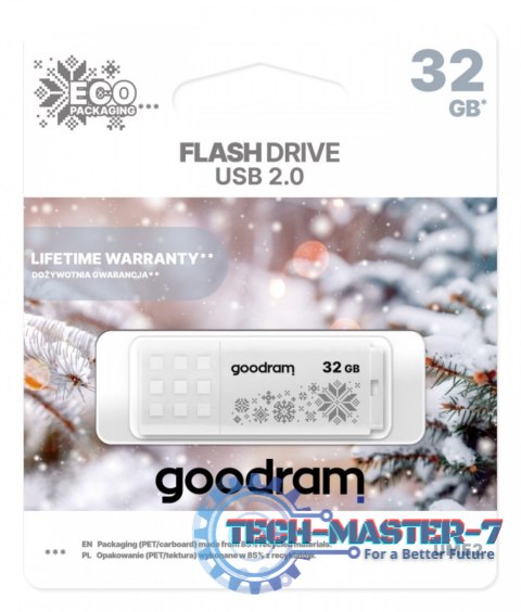 Pendrive (Pamięć USB) GOODRAM (32 GB /USB 2.0 /Biały z wzorem ) Pendrive (Pamięć USB) GOODRAM (32 GB /USB 2.0 /Biały z wzorem )
