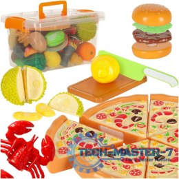 Warzywa owoce jedzenie do nauki krojenia pizza hamburger na rzep rzepy 36el.