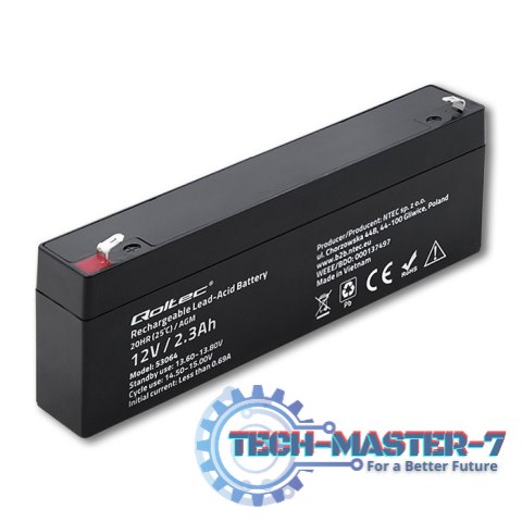 Akumulator AGM | 12V | 2.3Ah | max. 34.5A Akumulator AGM | 12V | 2.3Ah | max. 34.5A