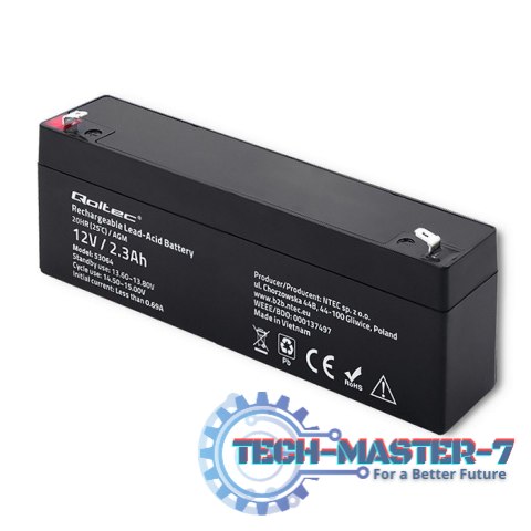 Akumulator AGM | 12V | 2.3Ah | max. 34.5A Akumulator AGM | 12V | 2.3Ah | max. 34.5A