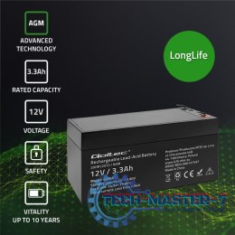 Akumulator AGM | 12V | 3.3Ah | max. 49.5A
