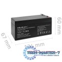Akumulator AGM | 12V | 3.3Ah | max. 49.5A