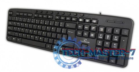 Klawiatura multimedialna przewodowa USB Nashville Klawiatura multimedialna przewodowa USB Nashville