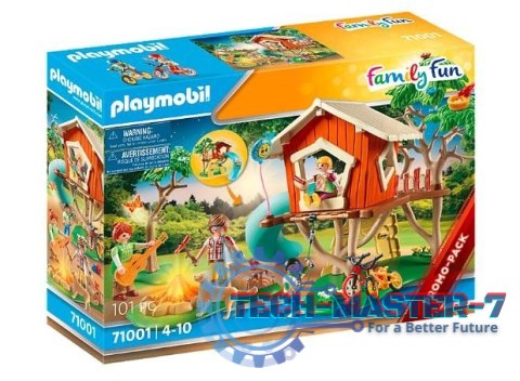 Klocki Zestaw z figurkami Family Fun 71001 Domek na drzewie ze zjeżdżalnią Klocki Zestaw z figurkami Family Fun 71001 Domek na drzewie ze zjeżdżalnią