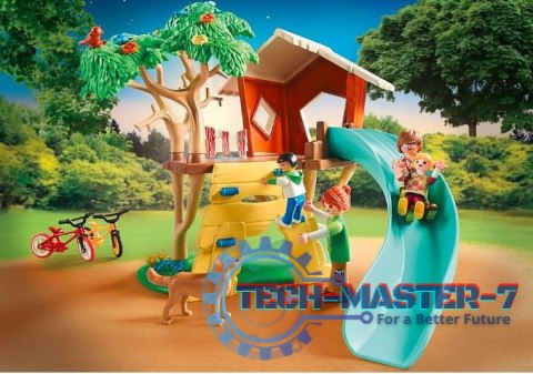 Klocki Zestaw z figurkami Family Fun 71001 Domek na drzewie ze zjeżdżalnią Klocki Zestaw z figurkami Family Fun 71001 Domek na drzewie ze zjeżdżalnią
