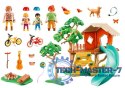 Klocki Zestaw z figurkami Family Fun 71001 Domek na drzewie ze zjeżdżalnią
