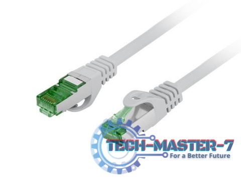 Patchcord cat.7 S/FTP LSZH CU 0.25m fluke passed szary Patchcord cat.7 S/FTP LSZH CU 0.25m fluke passed szary