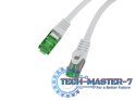 Patchcord kat.7 S/FTP LSZH CU 10m szary fluke passed